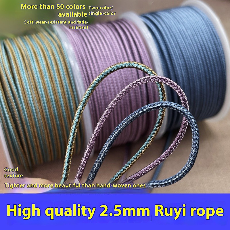 10m/rolo 2.5mm cor de dois ton - Braided Line avaliação e preço